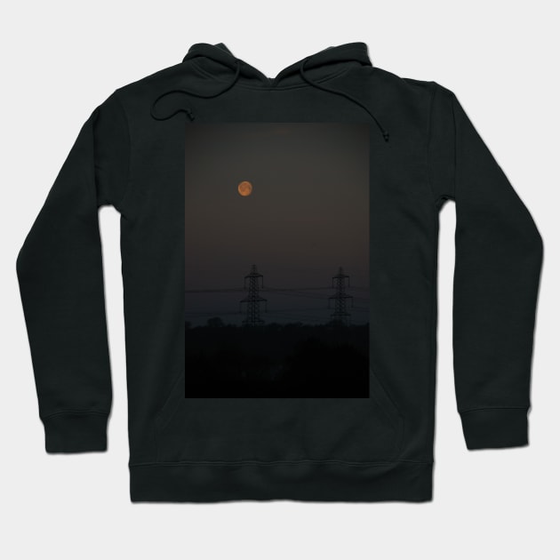 Two-pylon Moon Hoodie by RichardGibb